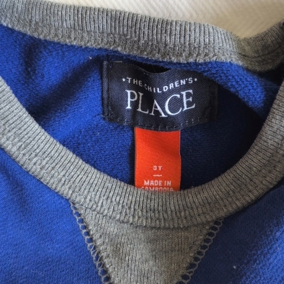 children's place soccer graphic raglan sleeve sweatshirt 3T toddler boys - Picture 4 of 6